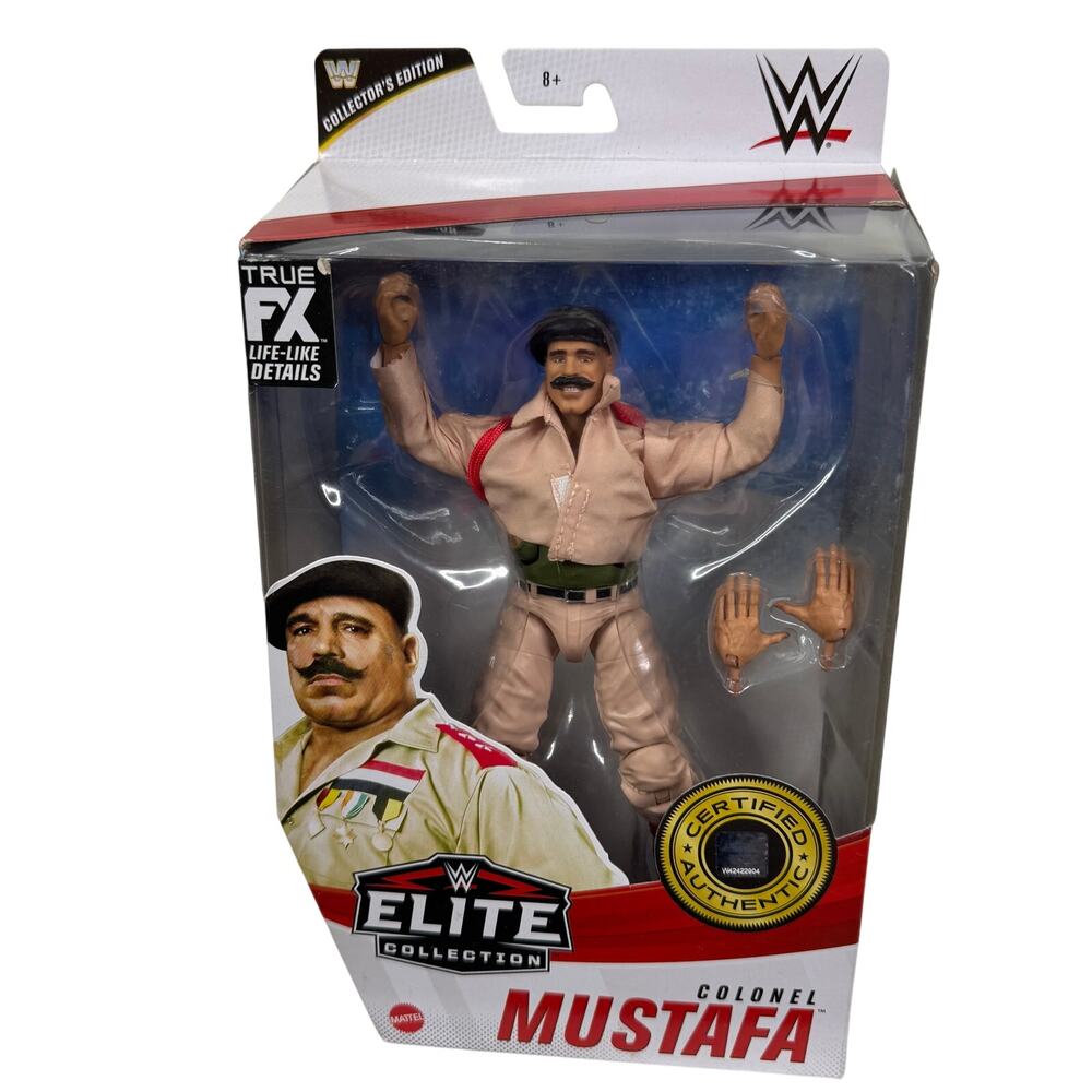 MATTEL WWE Elite Collection Colonel Mustafa Action Figure‎